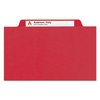 Smead Pressboard Folder, Bright Red, PK10 14095